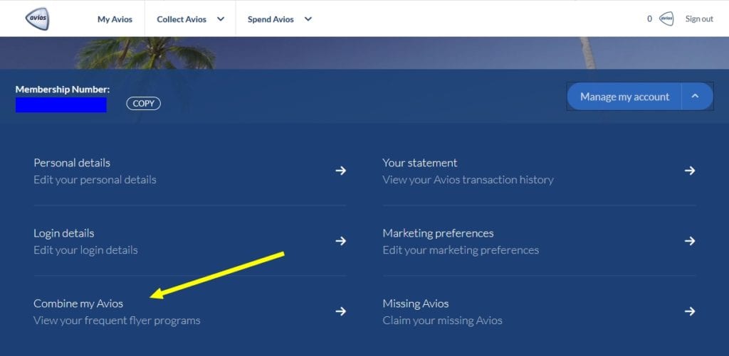 Transferring AVIOS from Iberia to British Airways, within Household Account